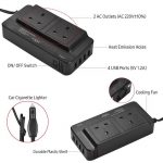 Best car inverter in Kenya, Car inverter Kenya, Car Inverter Nairobi, Car Inverter 2 AC Outlets 4 USB Ports 200W DC to AC Car inverter in Kenya