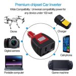 Car Inverter in Kenya Car Charger 150W Power Car AC to DC Inverter in Nairobi Kenya